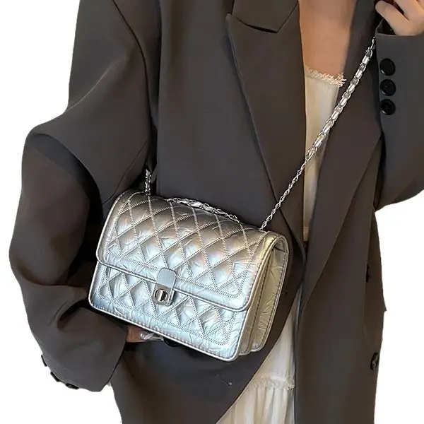 Lingge Chain Women's Bag 2024 New Cross-border All-match Western Style Crossbody Bag - Image 8