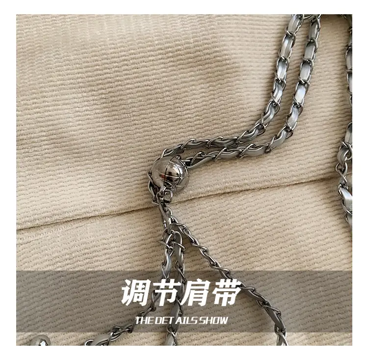 Lingge Chain Women's Bag 2024 New Cross-border All-match Western Style Crossbody Bag — feature 10