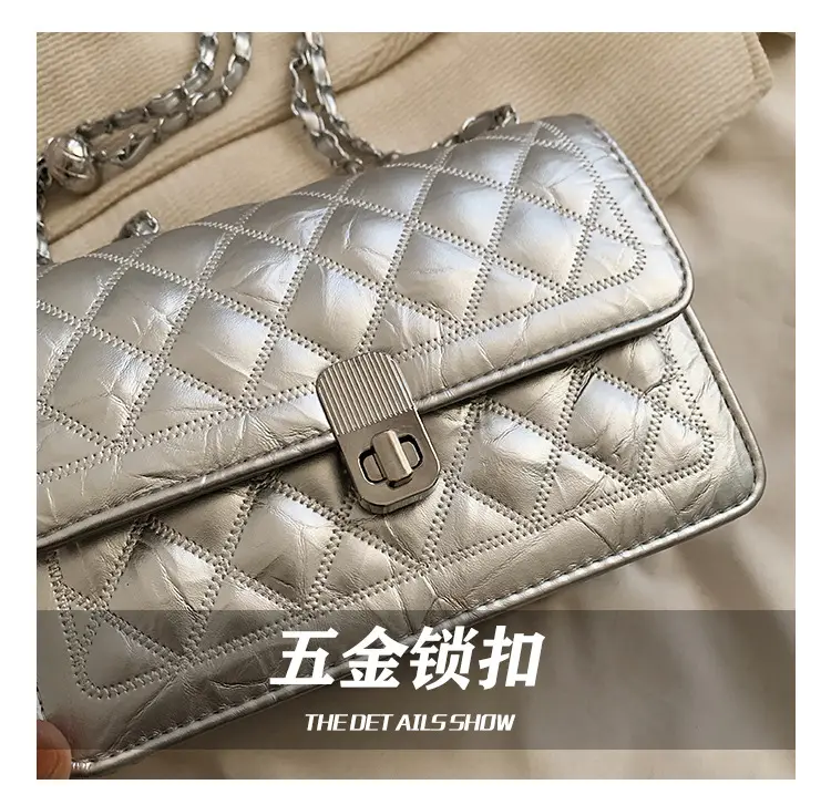 Lingge Chain Women's Bag 2024 New Cross-border All-match Western Style Crossbody Bag — feature 11