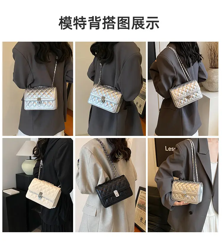 Lingge Chain Women's Bag 2024 New Cross-border All-match Western Style Crossbody Bag — feature 2