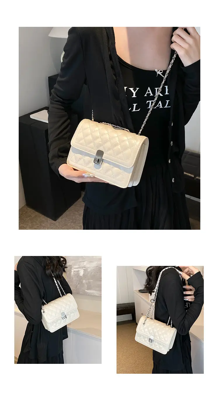 Lingge Chain Women's Bag 2024 New Cross-border All-match Western Style Crossbody Bag — feature 4