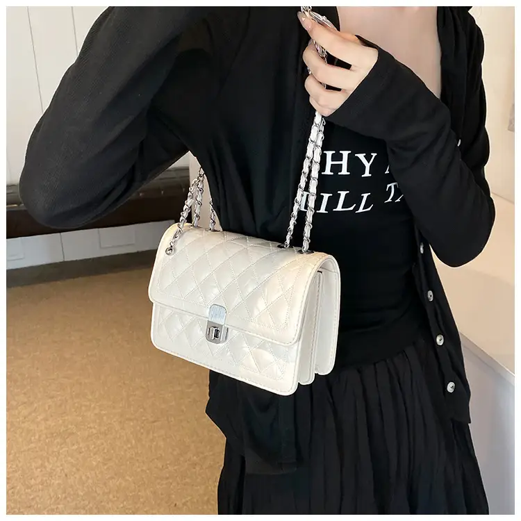 Lingge Chain Women's Bag 2024 New Cross-border All-match Western Style Crossbody Bag - Image 3