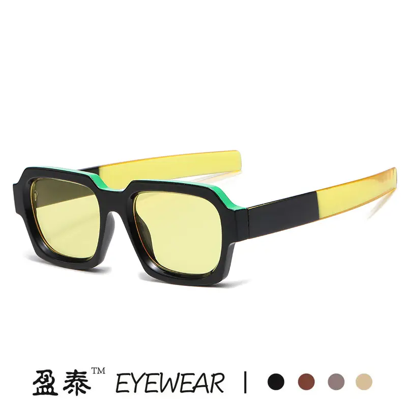 Black Orange Frame Sunglasses for Men Women - Image 7