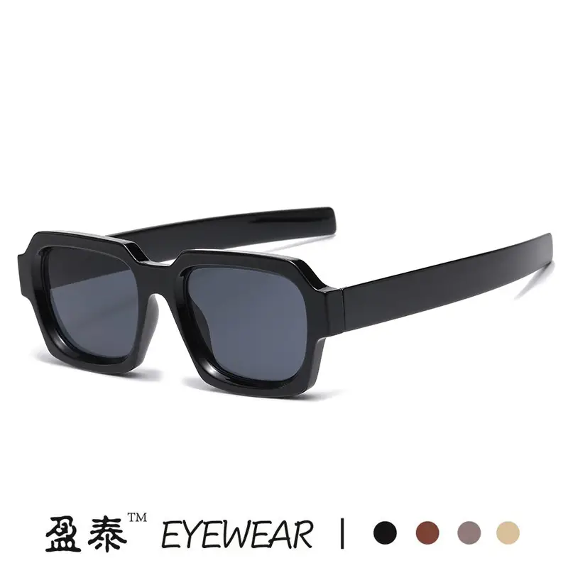 Black Orange Frame Sunglasses for Men Women - Image 9