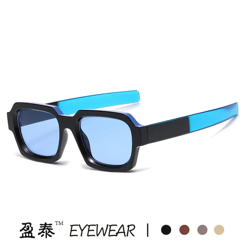 Black Orange Frame Sunglasses for Men Women - Image 10