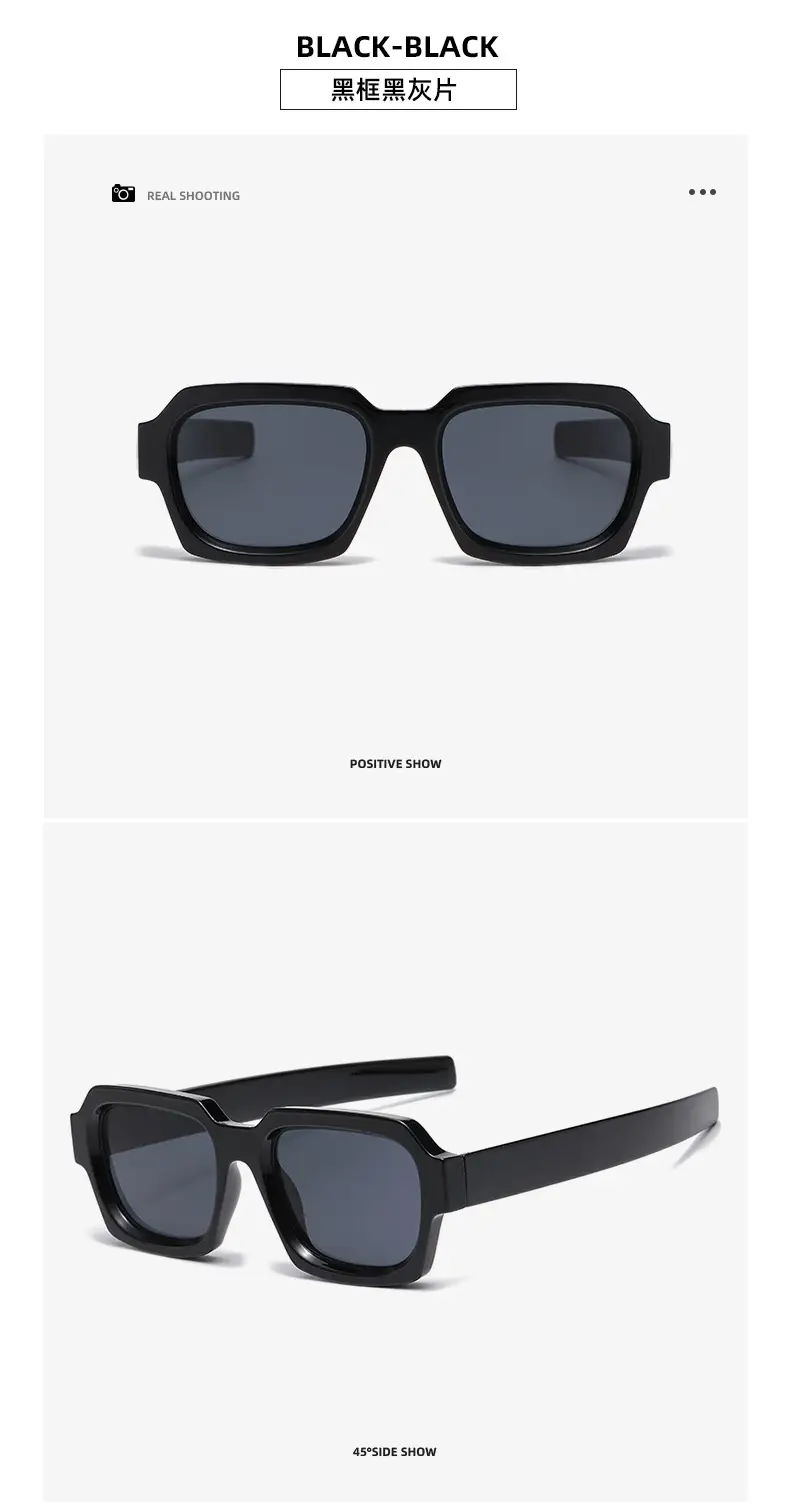 Black Orange Frame Sunglasses for Men Women — feature 15