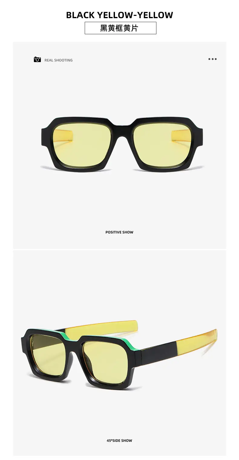 Black Orange Frame Sunglasses for Men Women — feature 16