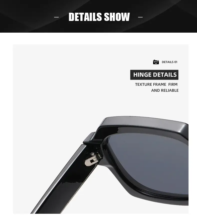 Black Orange Frame Sunglasses for Men Women — feature 20