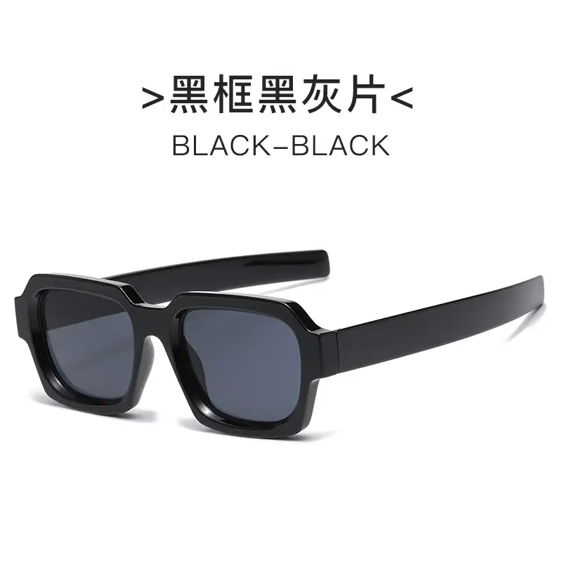 Black Orange Frame Sunglasses for Men Women