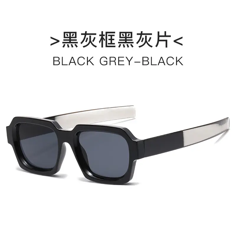Black Orange Frame Sunglasses for Men Women - Image 2