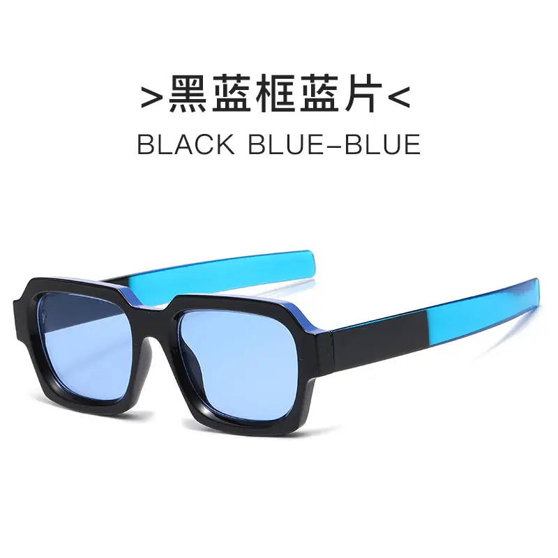 Black Orange Frame Sunglasses for Men Women - Image 5