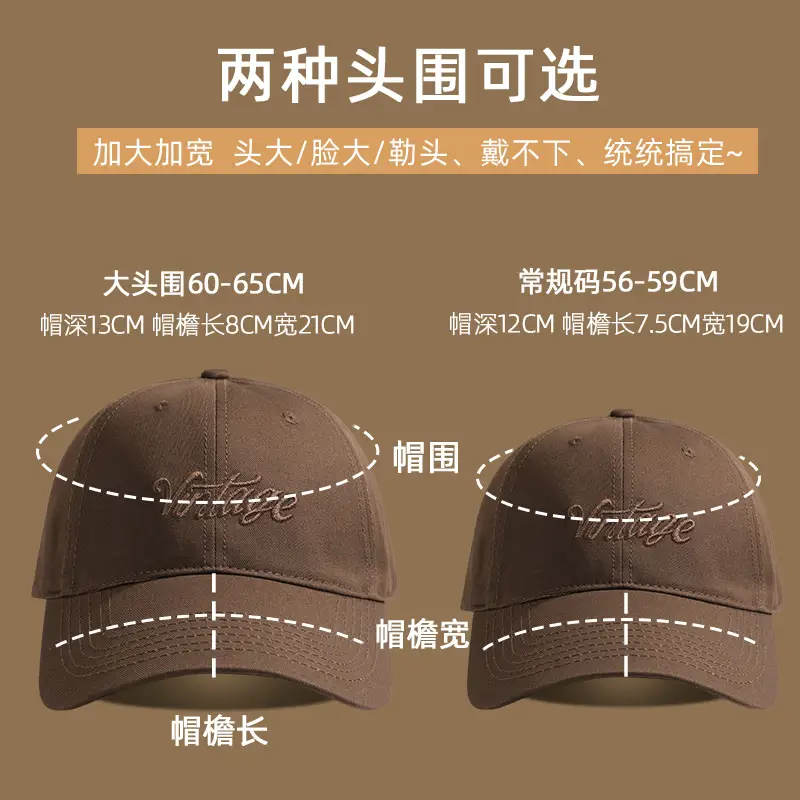 Big Head Sunscreen Cap for Men Summer — feature 3