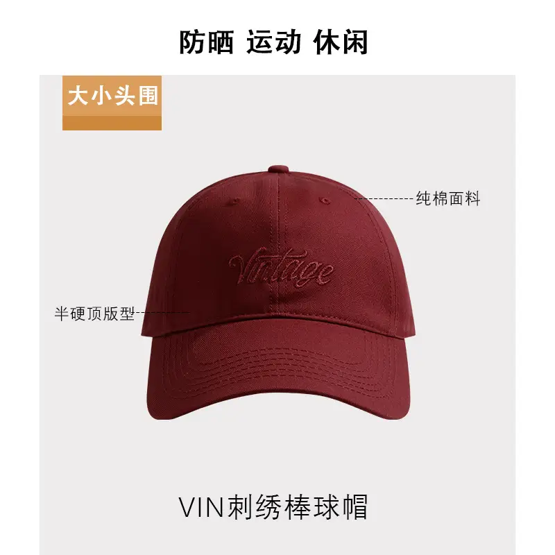 Big Head Sunscreen Cap for Men Summer - Image 3