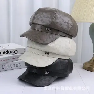 Women's Brown Japanese Hat with Embroidered Band — feature 7