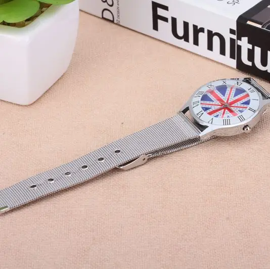 Korean Flag Mesh Watch for Men Women — feature 10