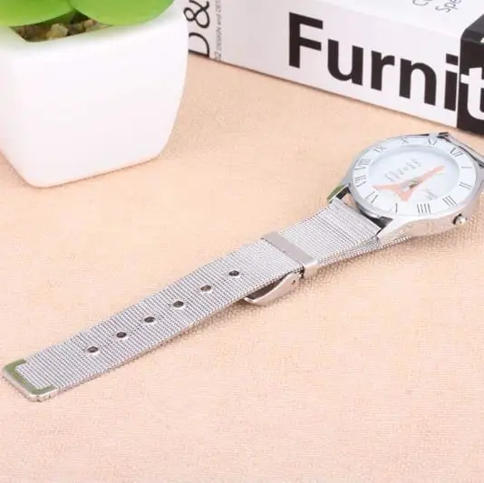 Korean Flag Mesh Watch for Men Women — feature 11