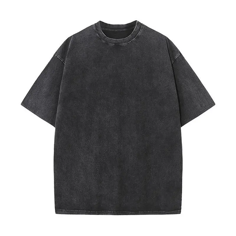Cotton Washed Old T-Shirt Brown 230 Size — feature 13
