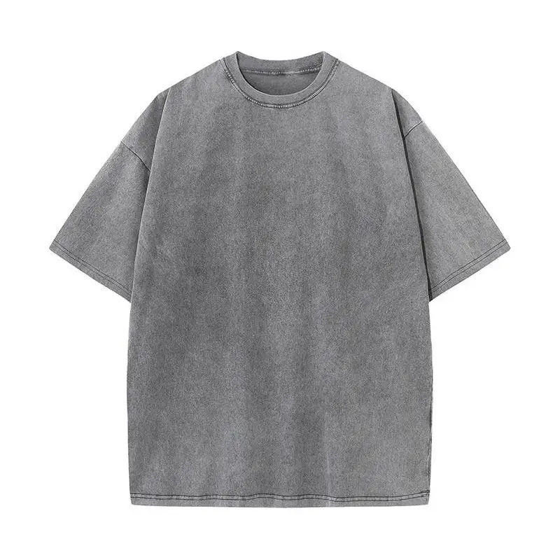 Cotton Washed Old T-Shirt Brown 230 Size — feature 14