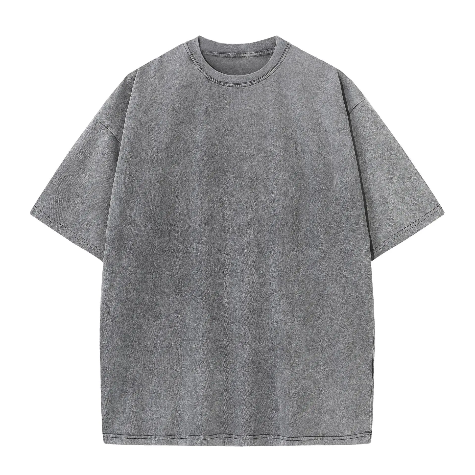 Cotton Washed Old T-Shirt Brown 230 Size - Image 2