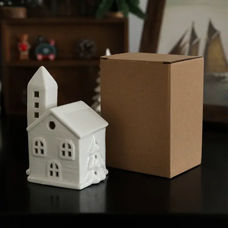 Star-shaped Ceramic Christmas Light 11.5cm White