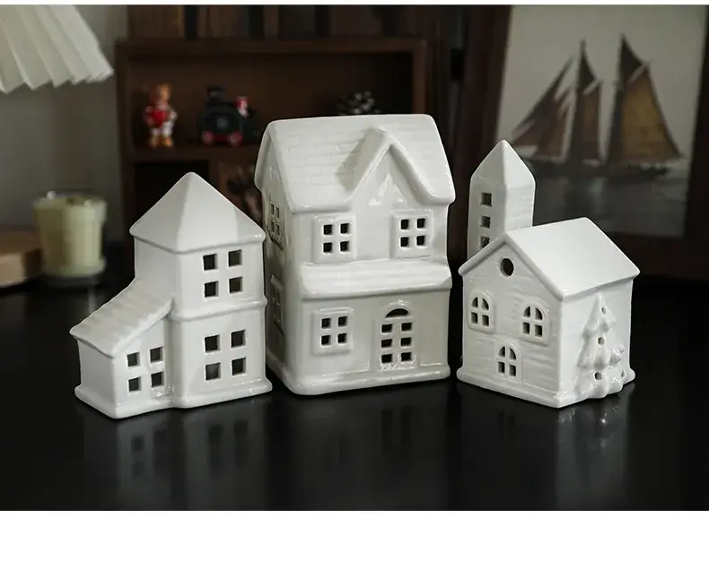 Star-shaped Ceramic Christmas Light 11.5cm White — feature 12