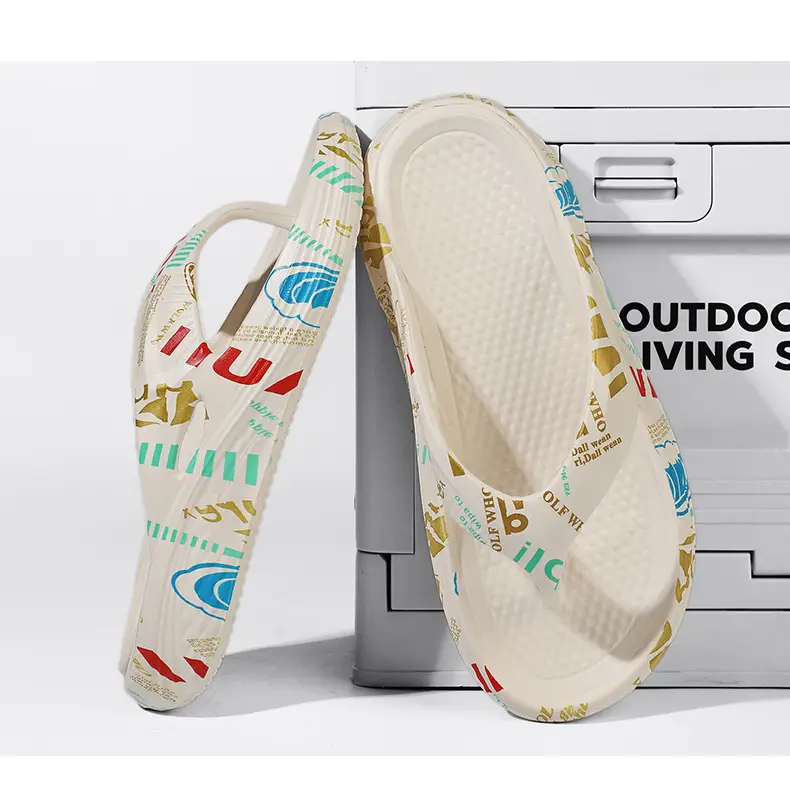 Flip-flops Men's Summer Outwear Flip-flops Sandals for Bathing Non-slip Deodorant Casual Sports Beach Shoes — feature 10