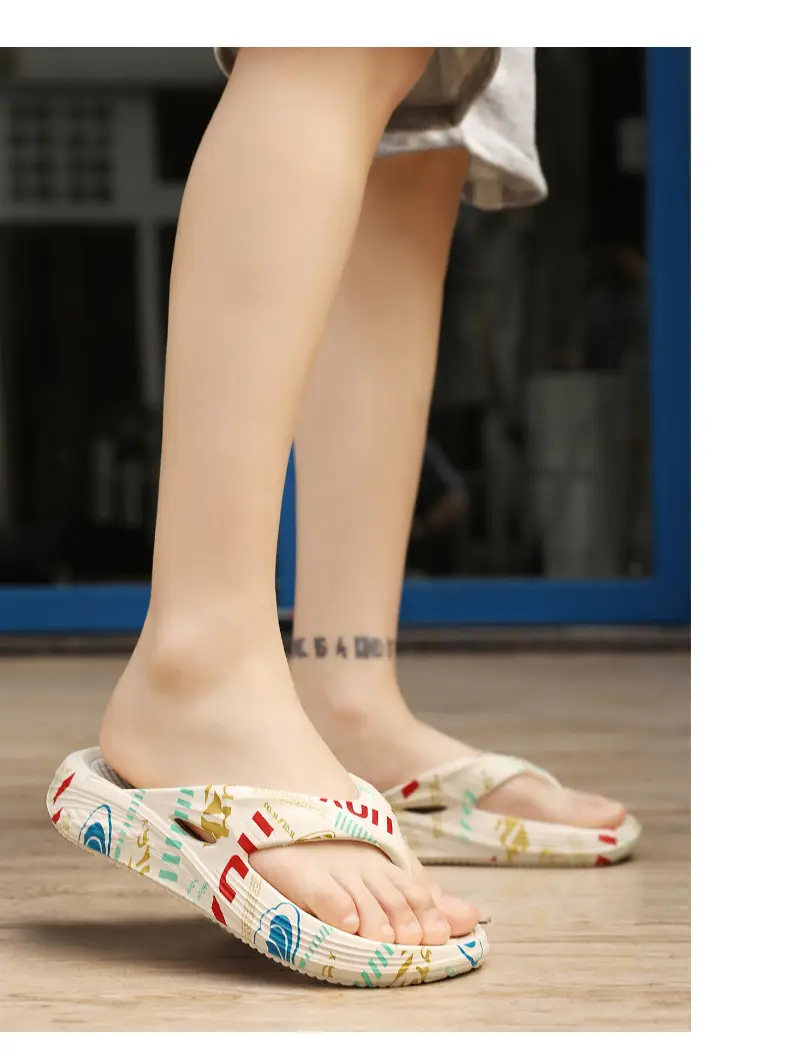 Flip-flops Men's Summer Outwear Flip-flops Sandals for Bathing Non-slip Deodorant Casual Sports Beach Shoes — feature 15