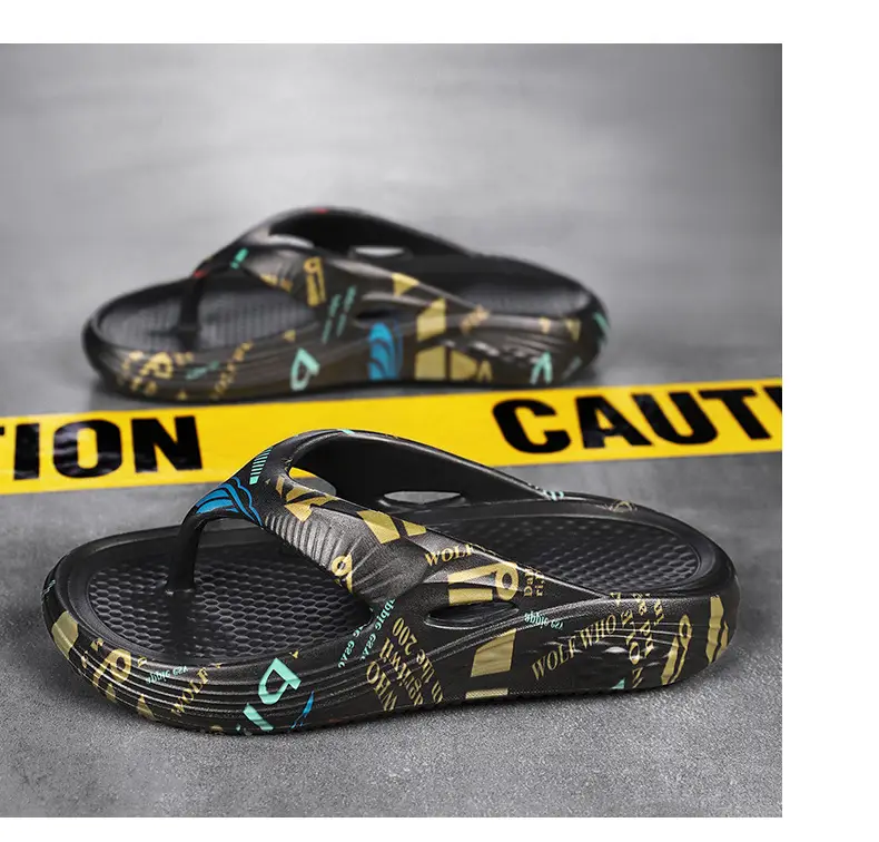 Flip-flops Men's Summer Outwear Flip-flops Sandals for Bathing Non-slip Deodorant Casual Sports Beach Shoes — feature 8