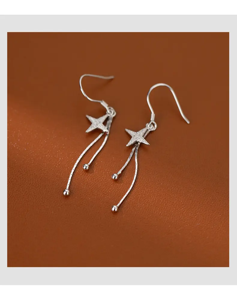 Cross Tassel Earrings for Women 2024 New Fashion — feature 12