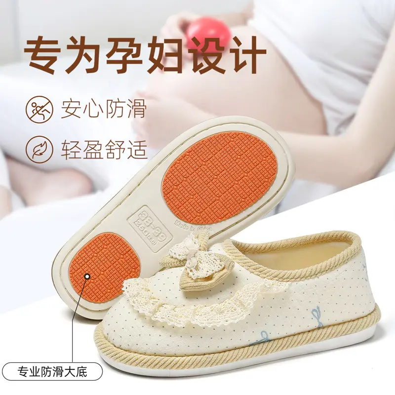 Women's Printed Cotton Slip-On Slippers Summer - Image 4