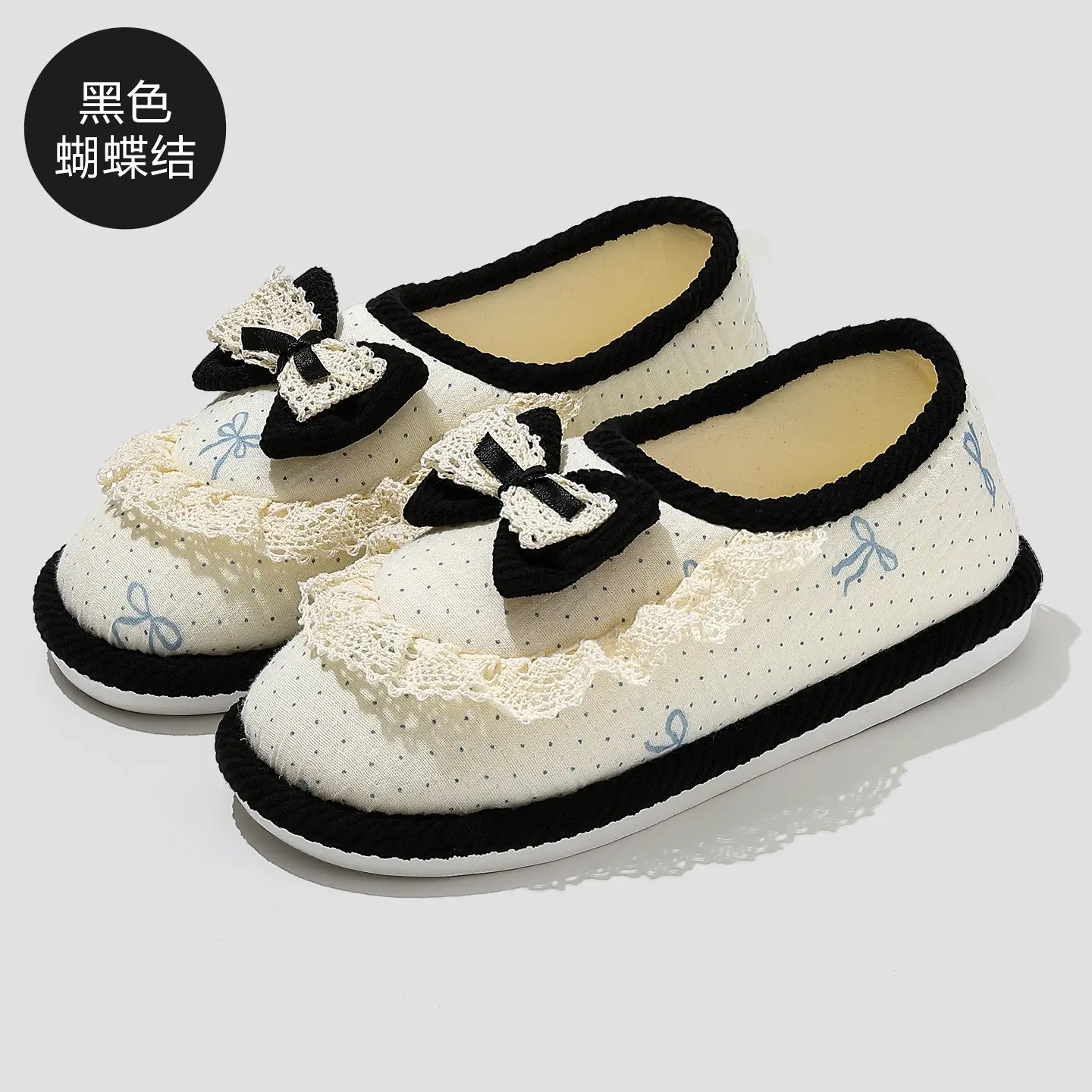 Women's Printed Cotton Slip-On Slippers Summer - Image 7