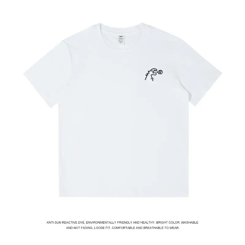 Men Printed Long Sleeve T-Shirt Black Grey - Image 9