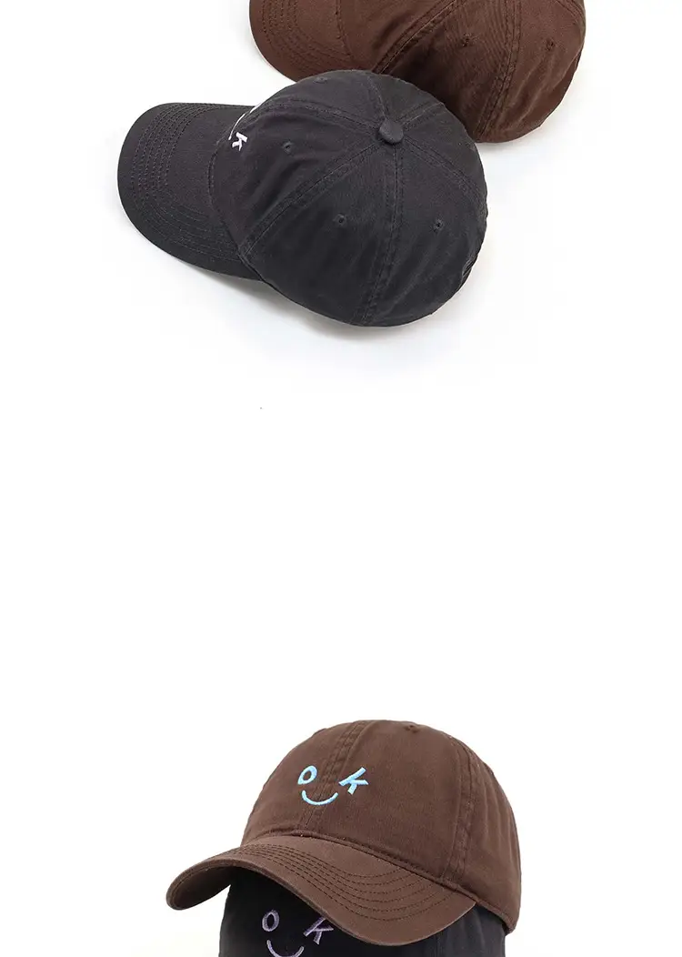Japanese Style Smiley Cap Women Black Brown 2024 — feature 4