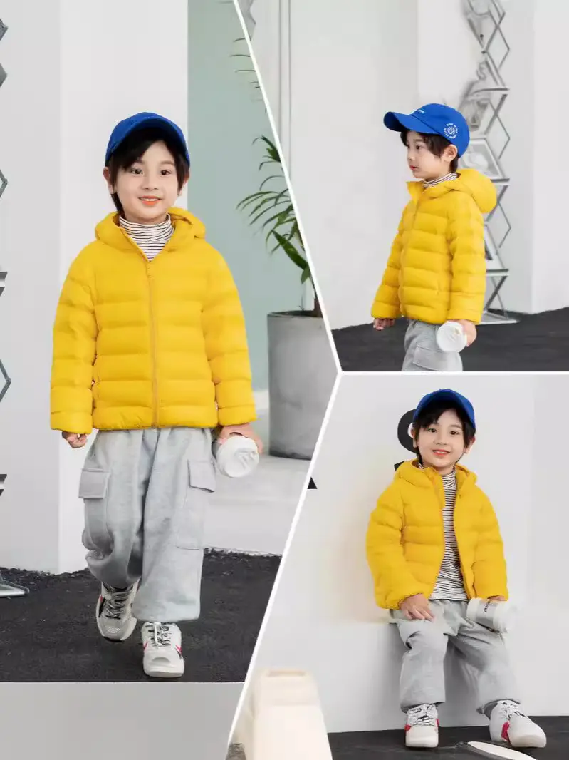 Children's Velvet Silk Hooded Jacket Pink Medium Large - Image 13