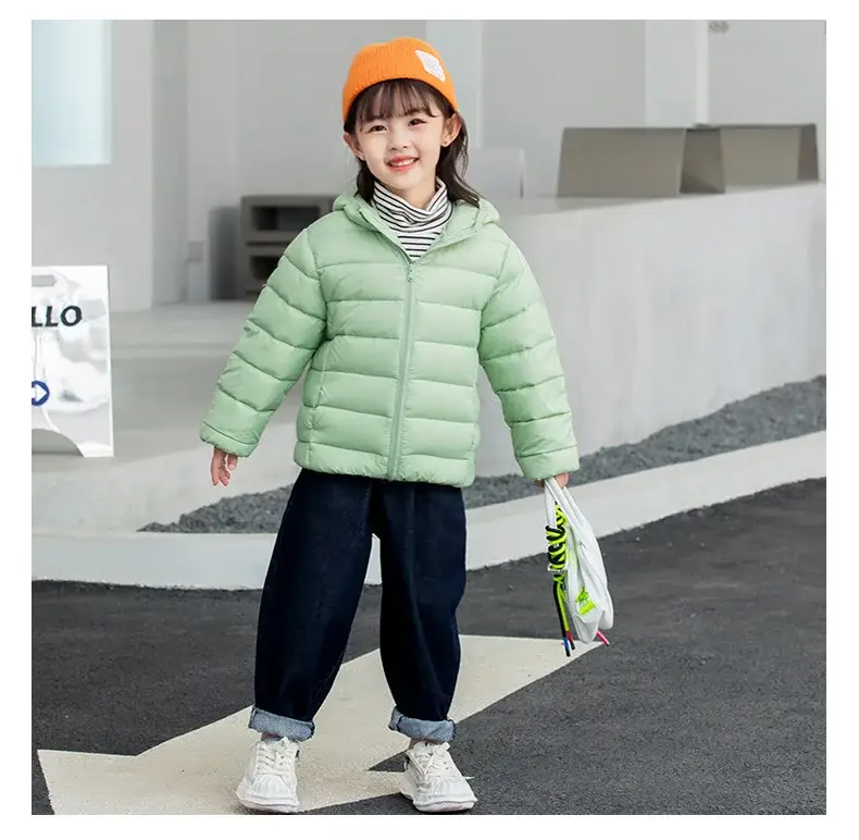 Children's Velvet Silk Hooded Jacket Pink Medium Large — feature 14