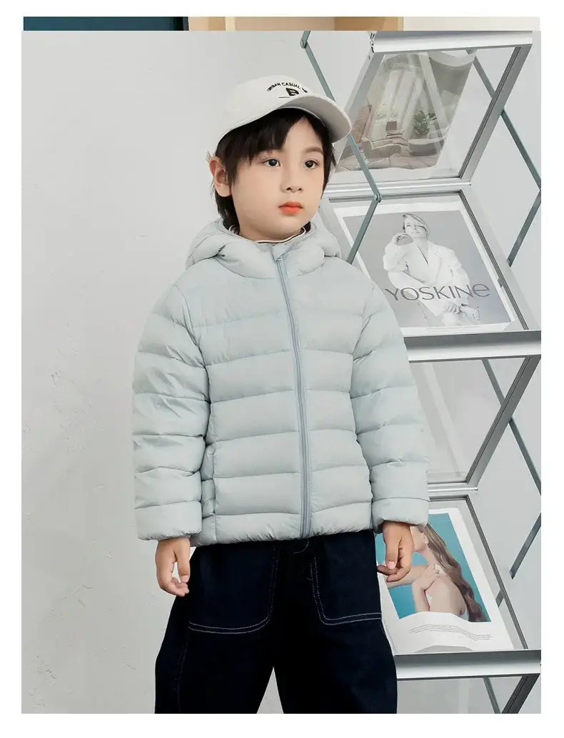 Children's Velvet Silk Hooded Jacket Pink Medium Large — feature 18