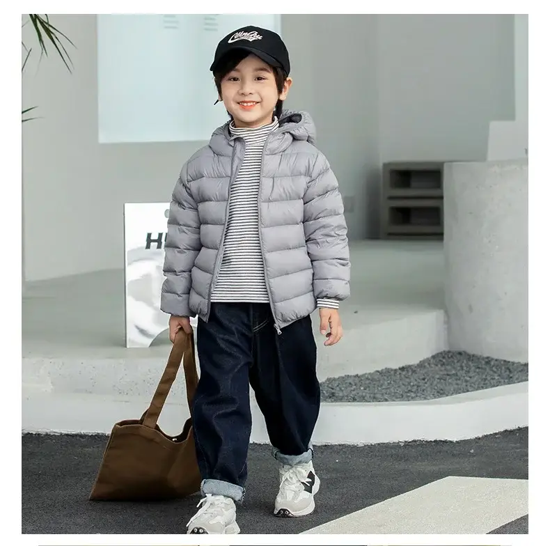 Children's Velvet Silk Hooded Jacket Pink Medium Large — feature 22