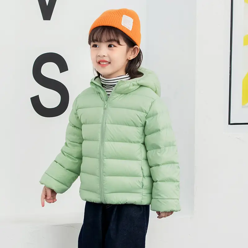 Children's Velvet Silk Hooded Jacket Pink Medium Large - Image 3