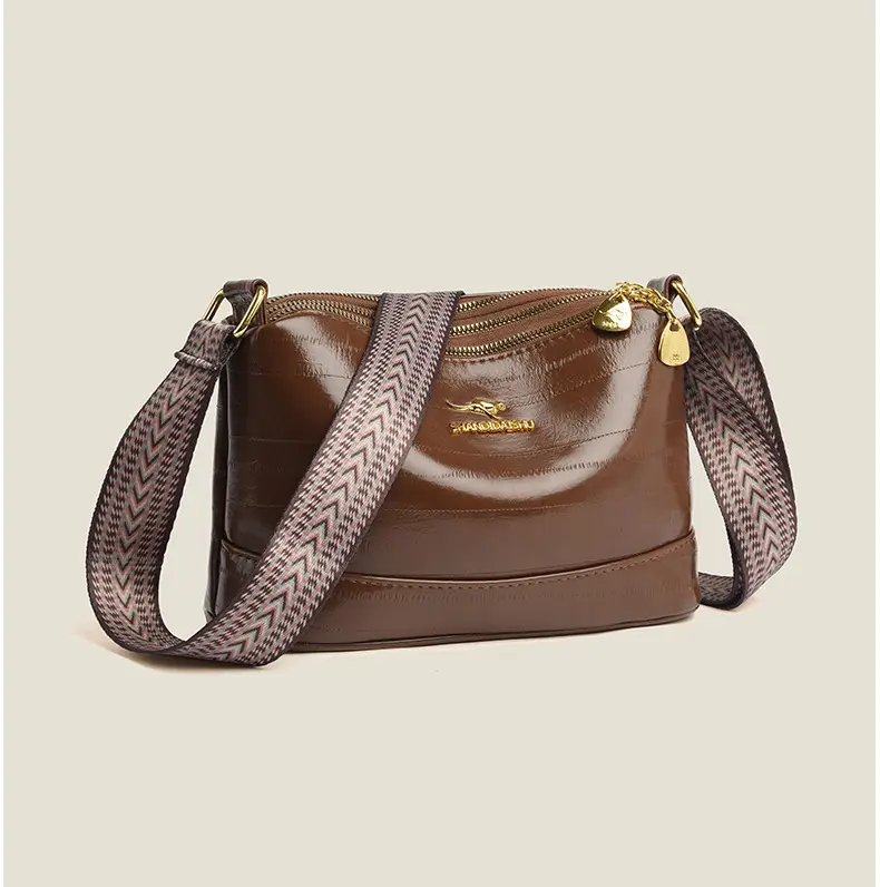 Black Women's Multi-Compartment Shoulder Crossbody Bag — feature 9