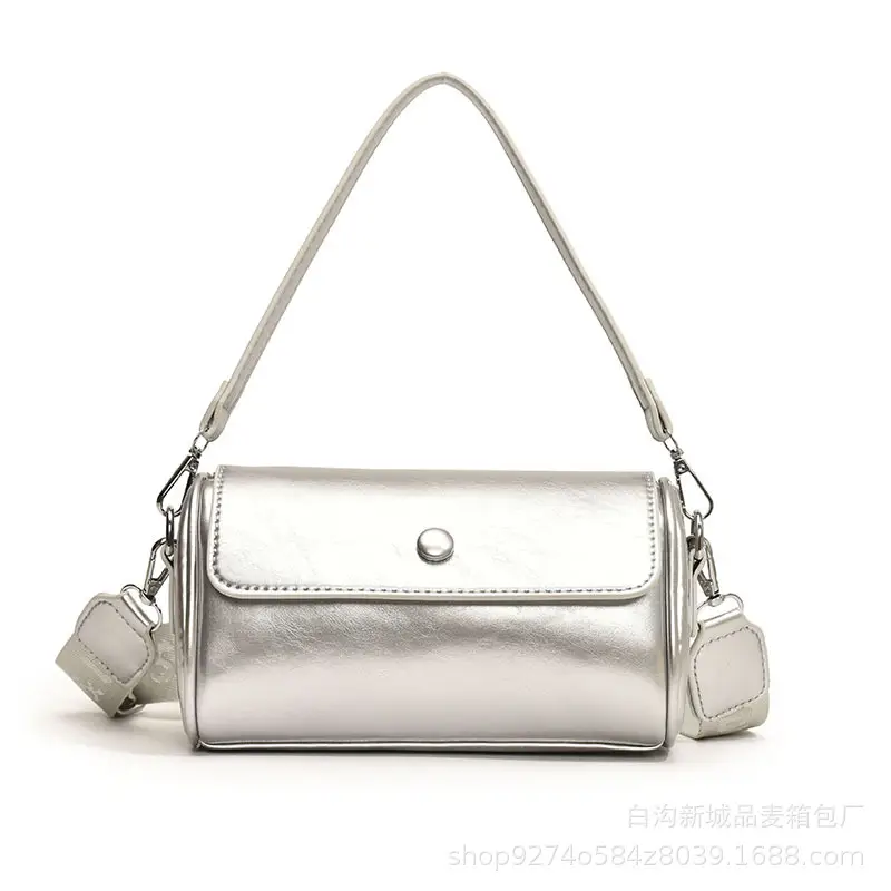 Women French Niche Crossbody Bag Cream Gold 2026 - Image 8