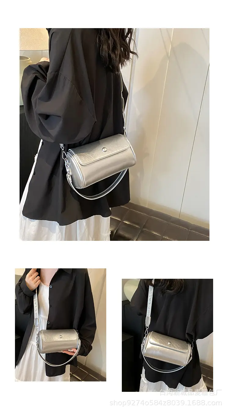Women French Niche Crossbody Bag Cream Gold 2026 — feature 4