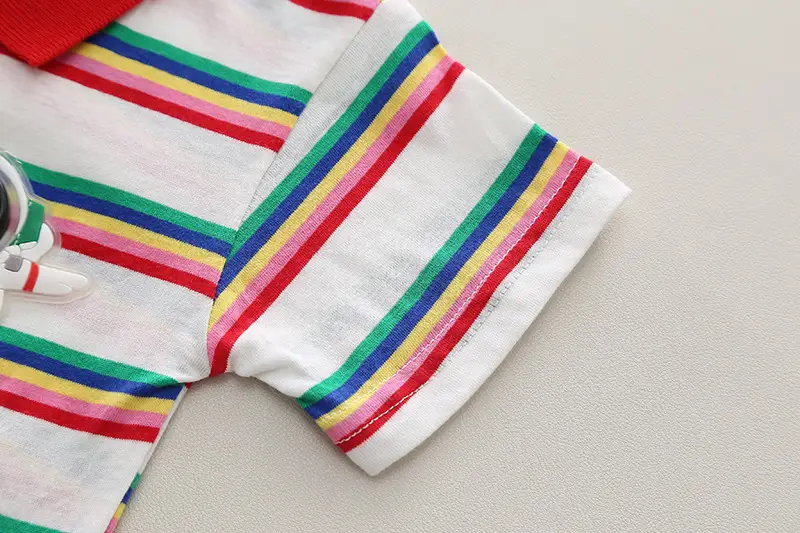 Children's Cotton Polo Shirt & Shorts 2024 Summer Set β feature 6