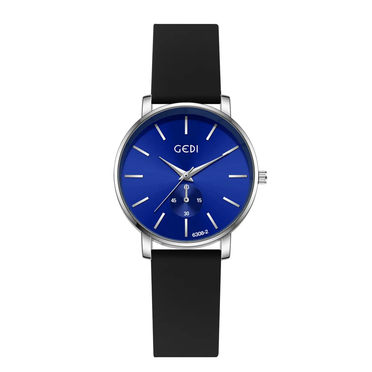 Goldie Couple's Watch Waterproof Silicone Black Analog - Image 4