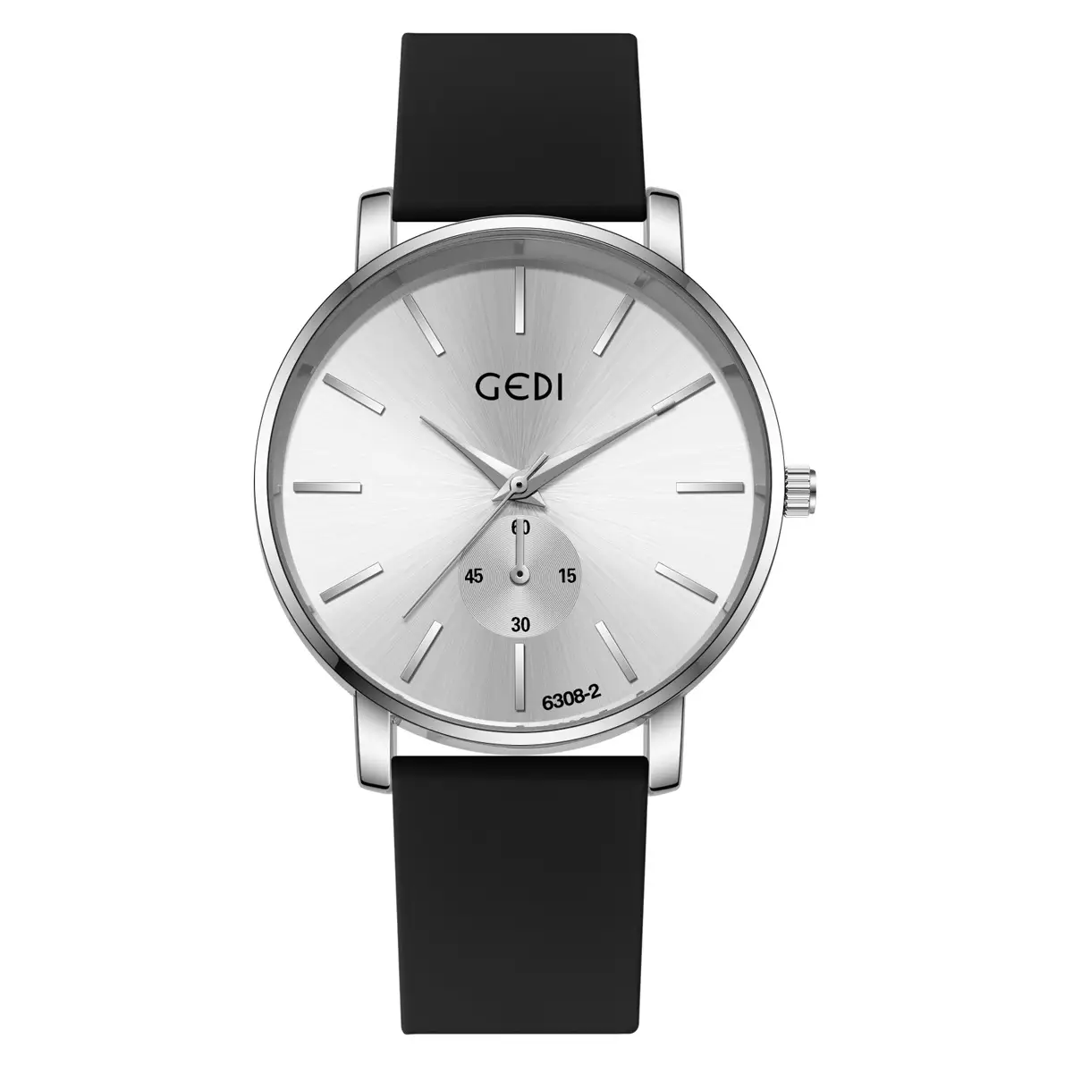 Goldie Couple's Watch Waterproof Silicone Black Analog - Image 5