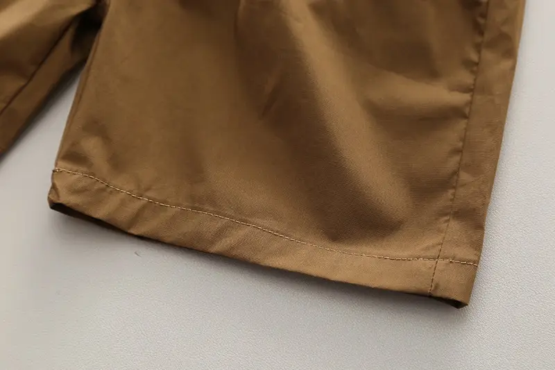 Baby Short Sleeve T-Shirt & Shorts Set Cream Brown 0-5Y — feature 11