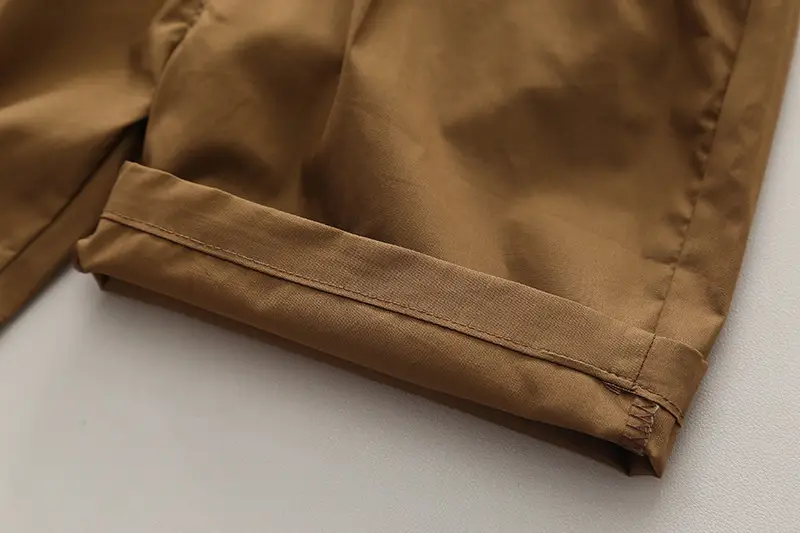 Baby Short Sleeve T-Shirt & Shorts Set Cream Brown 0-5Y — feature 12