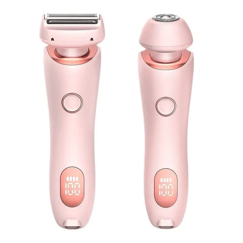 Women's Electric Hair Trimmer Double Head Blue - Image 9
