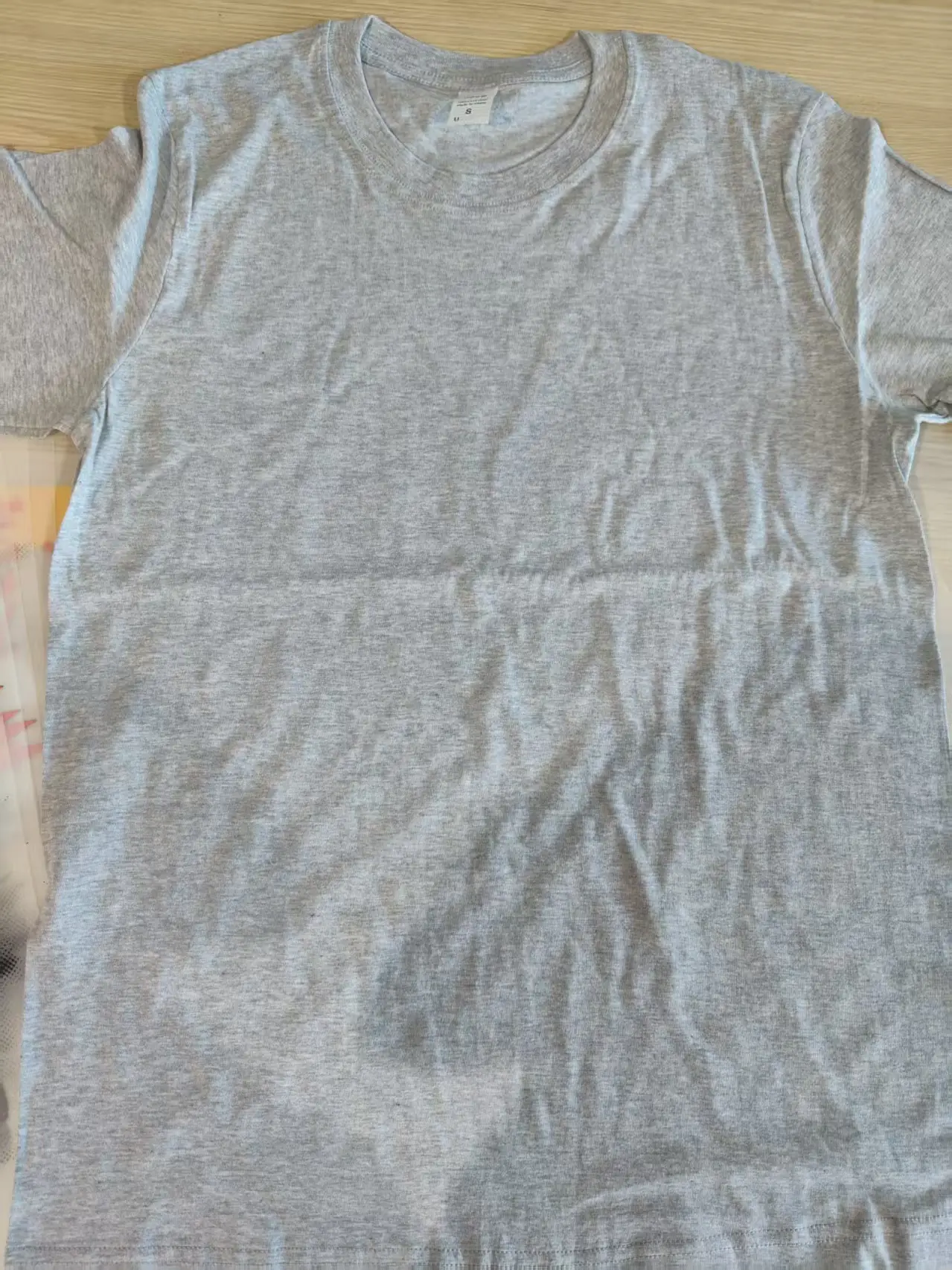 Purple Cotton T-Shirt for Men 160g Cross Border — feature 8