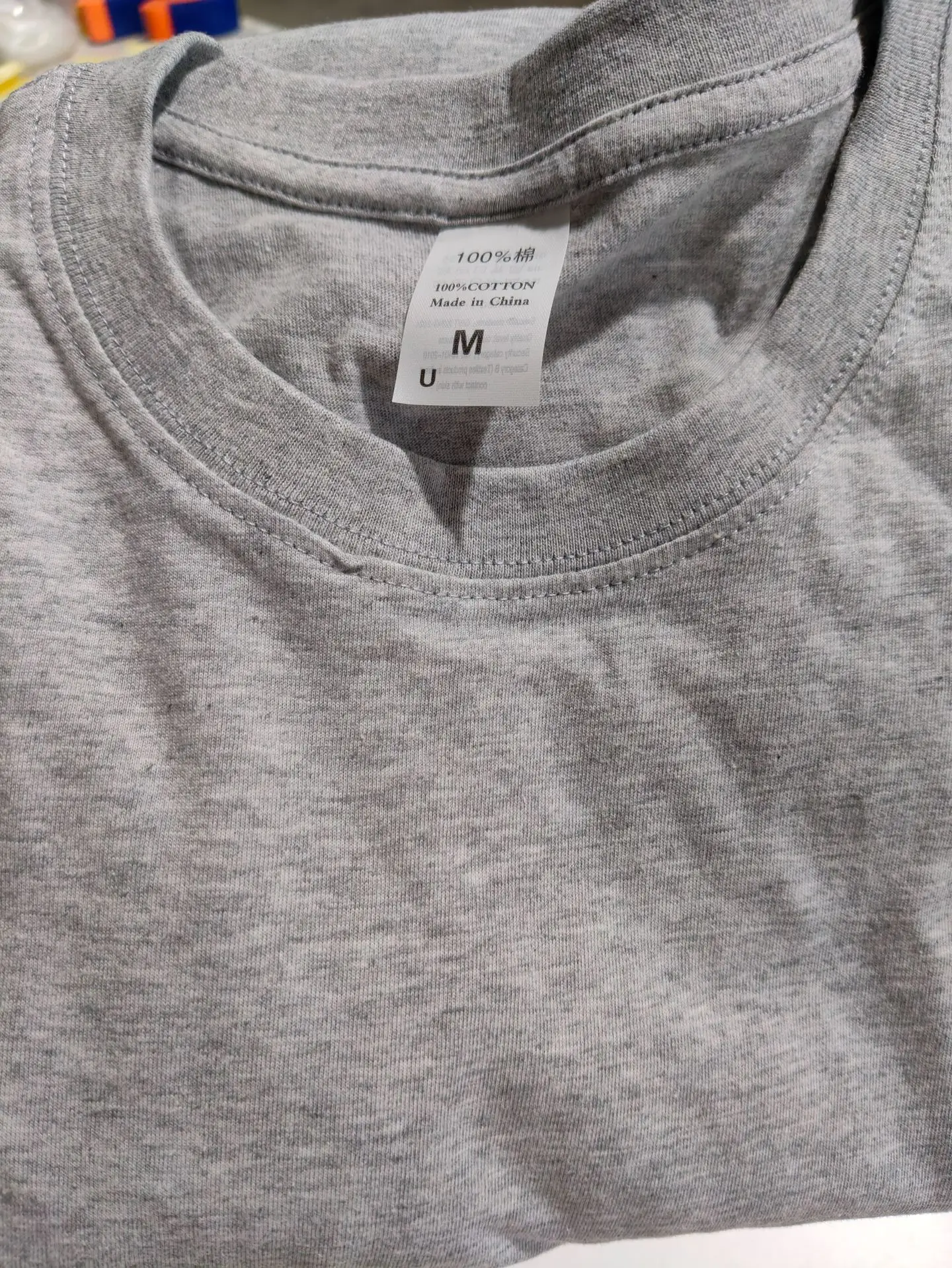 Purple Cotton T-Shirt for Men 160g Cross Border - Image 3
