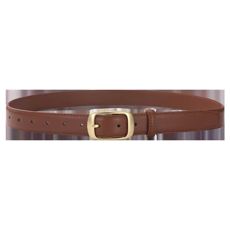 Black Belt with Silver Buckle, 2.8cm Wide